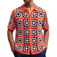Knitted European And American-style Casual Short-sleeve Resort Wear - Premium Apparel Deal | Everyday Home Deal