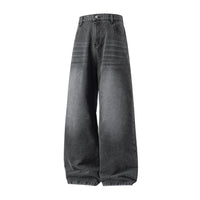 Retro-fit High-street Washed-and-distressed Jeans