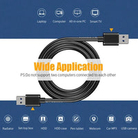 USB 3.0 A Male To A Male Cable Data Transfer Super Speed Power Charger Metal 6FT