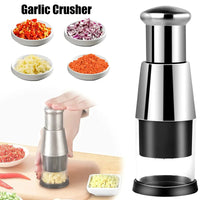 Manual Garlic Crusher & Vegetable Chopper – Multipurpose Onion Chopper, Garlic Press & Kitchen Food Prep Tool | Everyday Home Deal