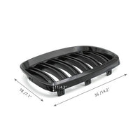 For BMW E92 E93 2007-2010 Gloss Black Front Kidney Grille Style 328i 335i Coupe