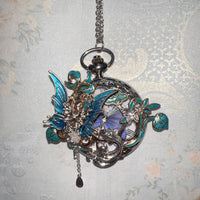 A Customizable Butterfly Gift For A Dazzling New Chinese-style Feather Pocket Watch