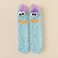 Womens Quirky Coral Fleece Mid-calf Socks