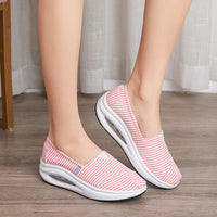 Summer Shallow Mouth Casual Slope Heel Mom Shoes