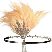 Masquerade Feather Headpiece Cross-Border Vintage Hair Band In European And American Style