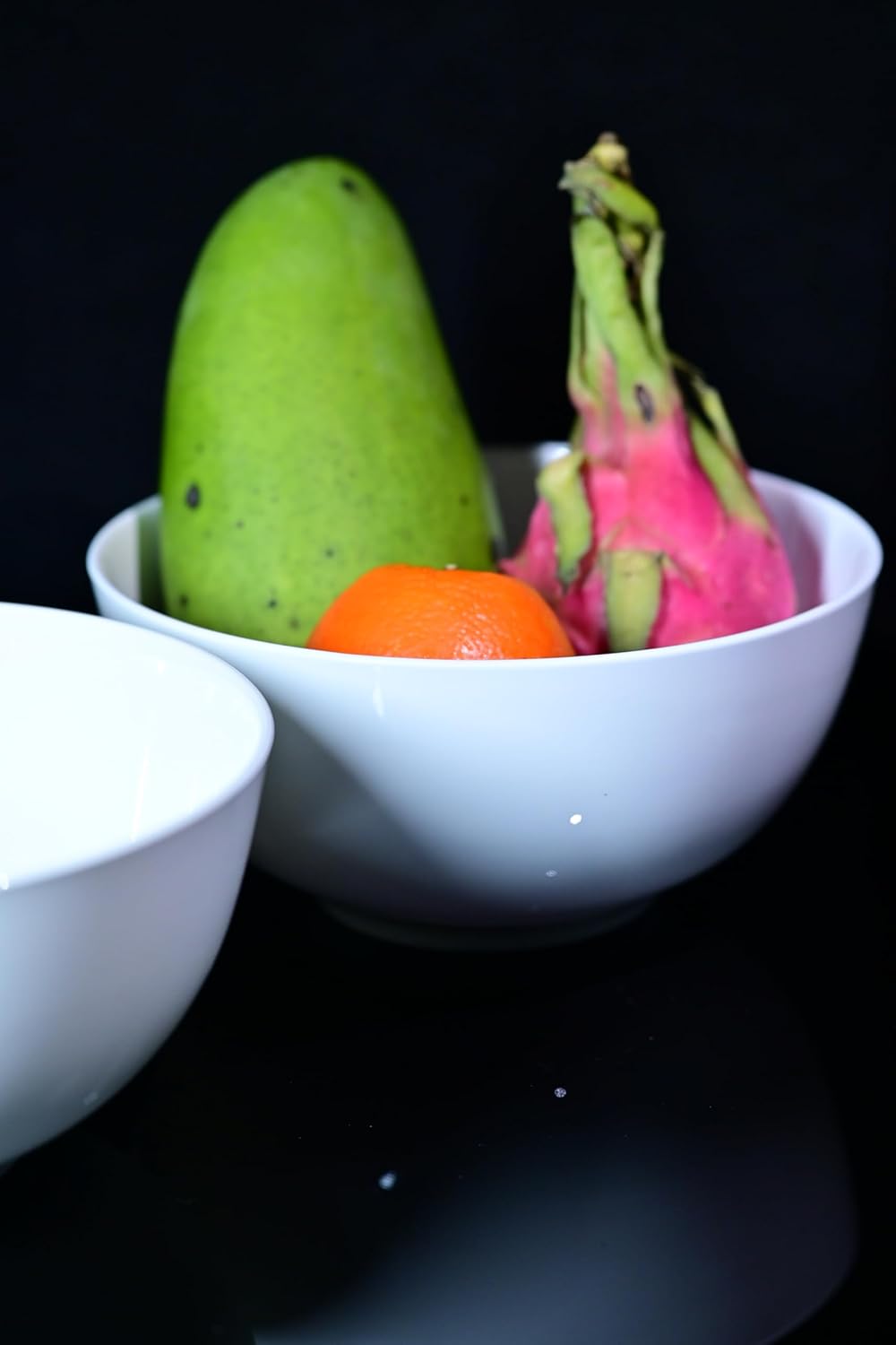 Lily Bone China 2-Piece 8-Inch Deep White Ceramic Bowl Set | Everyday Home Deal