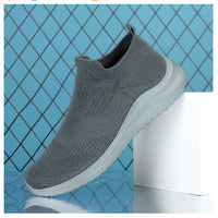 Flying Knit Sneakers Men's Mesh White Shoes Black Casual Sneakers