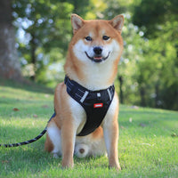Nylon Dog Harness No Pull Breathable Reflective Pet Harness Vest For Small Large Dog Outdoor Running Dogs Training Accessories