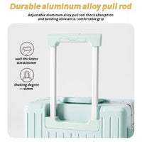 20 Inch 24 Inch Aluminum Frame Luggage Compartment, Front Opening Luggage Compartment, TSA Lock, Silent Rotating Wheel, Business Travel Hand Held Rolling Case