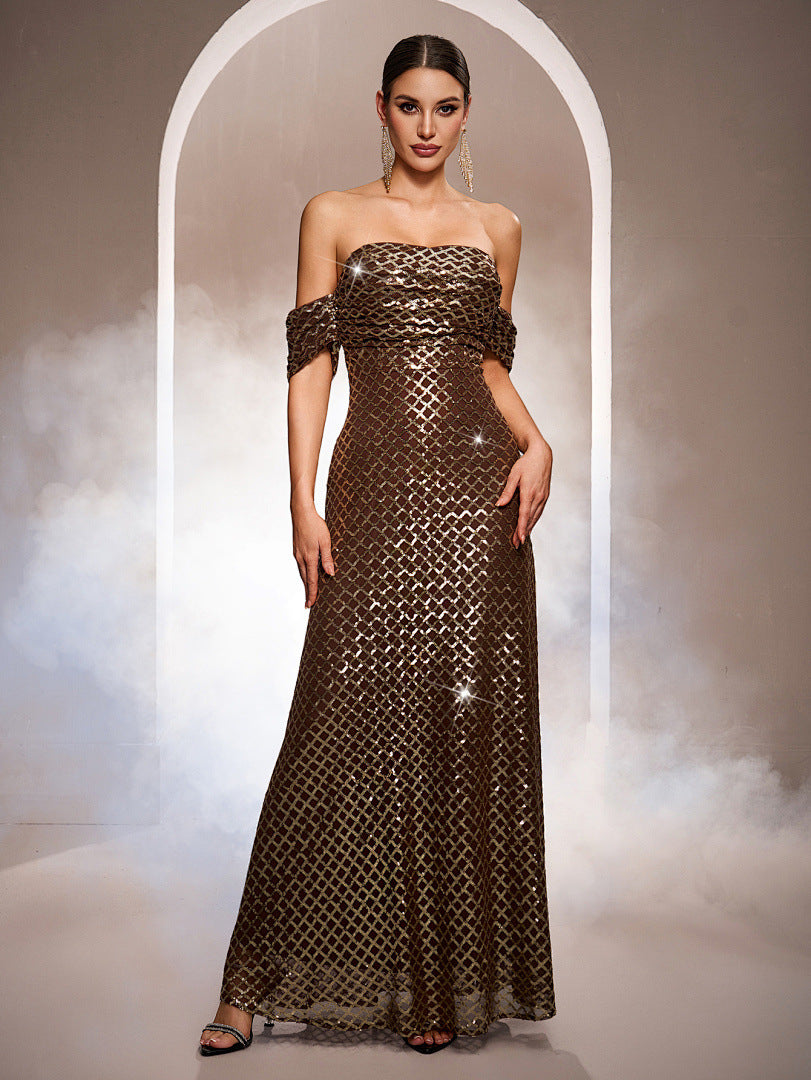 Sequined Evening Gown - Premium Best Dress Deal | Everyday Home Deal