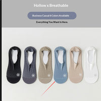 Mens Ankle Socks Summer Thin Style With Ice-silk Cotton Lining And Breathable Mesh