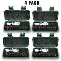 LED Flashlight USB Rechargeable Tactical Zoom Torch Powerful Mini Pen Light Work Light For Camping