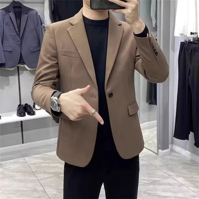 Spring Autumn New Men's Suit Jacket Coat - Premium Apparel Deal | Everyday Home Deal