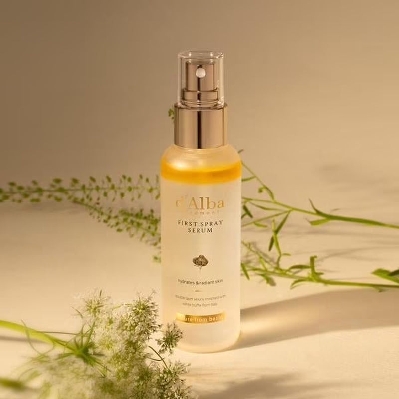 Piedmont Italian White Truffle First Spray Serum, Hydrating Vegan Face Mist & Moisturizer, Glow Serum for Radiant Skin, Non-Comedogenic, 1.69 Fl Oz