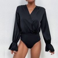 Women's FlareSleeve Jumpsuit With Long Sleeves