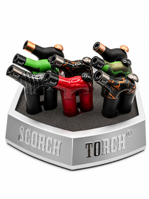 SCORCH TORCH ZERO Pattern Refillable Torch Lighter with Fuel Window | Everyday Home Deal