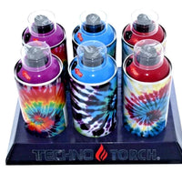 TECHNO Spray Can Refillable Single Jet Torch Lighter Mixed Colors | Everyday Home Deal