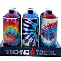 TECHNO Spray Can Refillable Single Jet Torch Lighter Mixed Colors | Everyday Home Deal