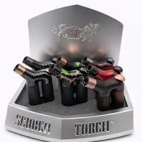 SCORCH TORCH ZERO Pattern Refillable Torch Lighter with Fuel Window | Everyday Home Deal