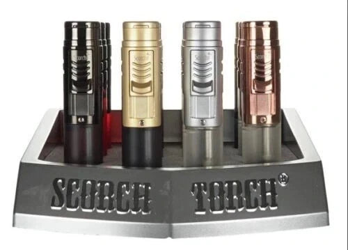 SCORCH Torch 61671-1 Easy Light Single Flame Metal Finish Lighter | Everyday Home Deal
